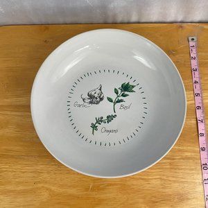 Rare The Taste of Ragu Collection Pasta Bowl Garlic Basil Oregano Ceramic